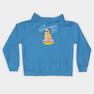 Summer Vibes #meow Kids Hoodie